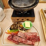 休暇村 乳頭温泉郷 - 追加で頼めるステーキ絶品でした