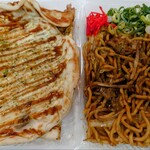 あべの たこやき やまちゃん - とん平焼きと焼きそば