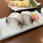 大洋うどん 鯖寿司 - 