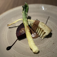 JAM17 DINING - ハーブ香る野菜の岩塩包み バーニャカウダソース