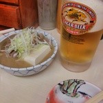 出世酒場 大統領 - 先ずはビールと煮込み