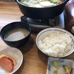 大更ホルモン - 料理写真:大更ホルモン鍋定食