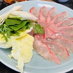 磯膳　まえだ苑 - 金目鯛しゃぶしゃぶ