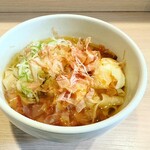 麺屋 味方 - 朝きしめん　かけ温¥450
            温玉¥50