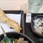 ゆで太郎 もつ次郎 - クーポンの海老天