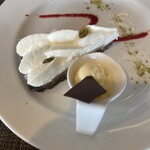 リストランテ プレーゴ - ツレはチョコタルト。