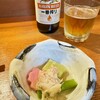 Shuzou Hakkai - お通し アスパラ豆腐