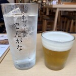 Kushikatsu To Osake Dengana - ランチビール
