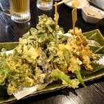 Shusai Temmi - 季節の野菜天盛り合わせ