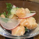 マリティーム - サーモンとセロリのカクテル仕立て