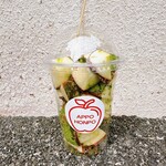 あっぽー本舗 - 料理写真:りんご飴宇治抹茶カット&カップ