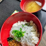 どんぶり工房 - 新鮮で艶々でプリプリとした食感の生しらす
