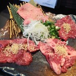 ZAKIYAMA - 牛タン4種盛り合わせ1,000円