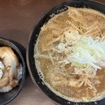 麺や 碁飯 - みそラーメン　Aセット