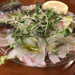 ピッツェリア　エイゴロ　伊予三島 - 本日のカルパッチョ(鯛) 980円