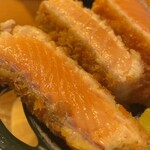 Seafood bar Ermitage 代々木店 - サーモンレアカツ丼