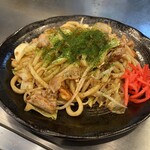 Hiroshima Fuu Okonomiyaki Momijiya - 焼きうどん