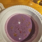 BISTRO 塒 - 紫芋のスープ