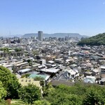 Ritsurin Sansou Udon - 店内からの絶景