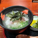 魚鮮 - たい茶漬け・小（740円）