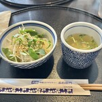 洋麺屋五右衛門 - 和風サラダとランチスープ