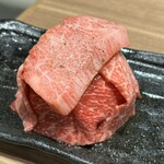焼肉山水 - 赤肉のごっちゃ盛り