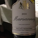 フランス料理 ル・クール - 2014/2/22　フィリップ・ロシニョール　マルサネブラン！！