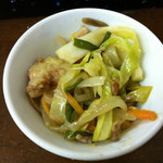 上海菜 - 日替わりランチ￥700　小鉢（野菜炒め）