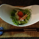 慶 - お通し（蟹サラダ）