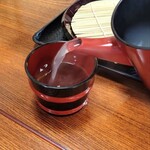 茅乃庵 - 蕎麦湯