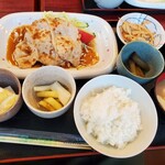 らんか - 豚ロース生姜焼き定食(850円)