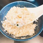 らぁ麺 飛鶏 - つけ汁 (ライスぶち込み)