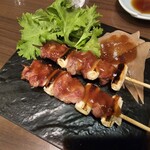 うまいもん処 竈 - 津軽鴨の南蛮串焼き