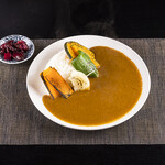 Grilled vegetable curry