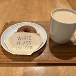 WHITE GLASS COFFEE - 