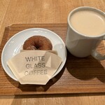 WHITE GLASS COFFEE - 