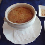 カジュアルフレンチ アミューズ - 2014/２　＋300円で、オニオングラタンスープ