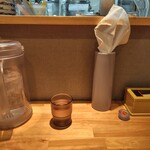 麺家 たけ田 - 卓上