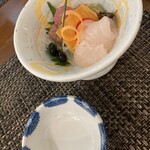 天麩羅屋 - 天丼と蕎麦のセット　その１