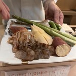 Anago Jiru Shiesaka Kaisen Tempura O-Uesuto - 