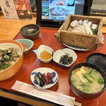 福寿司 - わらどん　蒸したたき定食