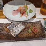 Kisetsu Ryouri Ichii - 焼き物　(鰆の醤油焼き、太刀魚の白焼き)