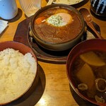 Rikaen & Tannokura - 煮込みハンバーグ