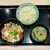 松のや - 料理写真:親子ささみかつ丼 ¥690 ＋ 千切りキャベツ ¥80