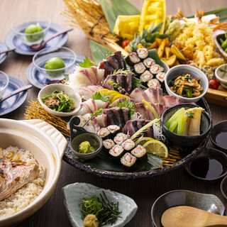 旬の食材を使用した宴会コース