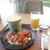 ヤンマーマルシェ長居 - 料理写真:ローストビーフご飯＋ミモザ
