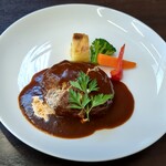 レストラン ShunSai - 瑞穂牛の煮込みハンバーグ＠1738円