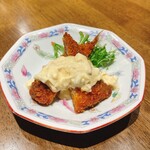 小皿の中華とお酒のバル 麻辣酒家 らいじん - アジフライタルタル