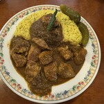 Kare No Mise Maboroshi - ポークカレー1200円＋ピクルス70円＋パクチー120円＝1390円