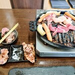 ジンギスカン 俺の家 - 一気に焼き上がる！